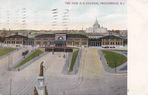 Rhode Island Providence The New Rail Road Station