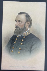 Mint USA Picture Postcard Civil War General Thomas Stonewall Jackson