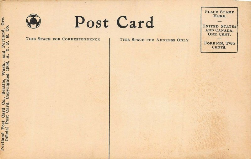 SEATTLE WA~LOT OF 3 1909 EXPOSITION POSTCARDS~FORESTRY-AUDITORIUM-FINE ARTS BLDG 