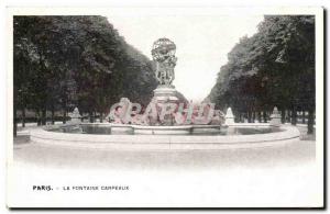 Paris - 6 - Fontaine Carpeaux Postcard Old