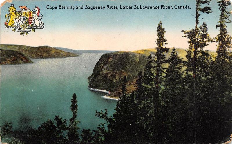 B5173 Quebec Saguenay River Cape Eternity 