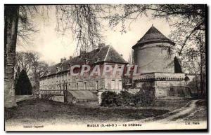 Old Postcard Maule Le Chateau