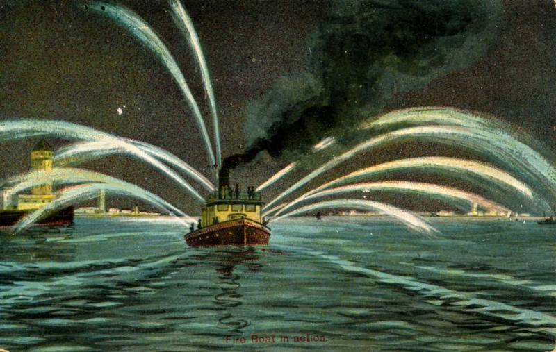 Fire Fighting: Fire Boat in Action!