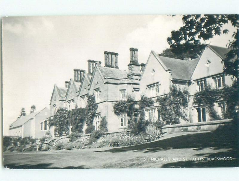 old rppc BURRSWOOD Groombridge By Kent & East Sussex By Tunbridge Wells UK i2189