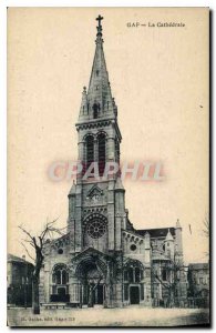 Postcard Old Gap La Cathedrale