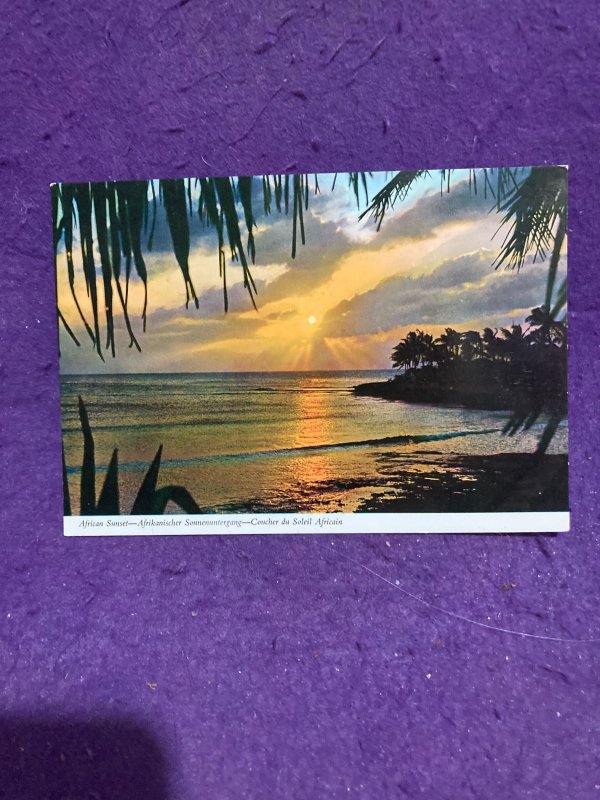 Africa African Sunset 2AF51 unposted