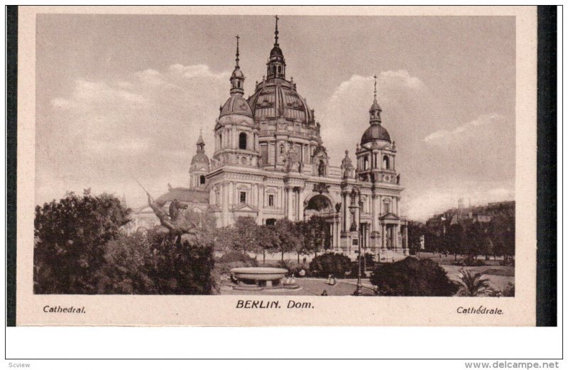 BERLIN, Germany, 1900-1910's; Cathedral