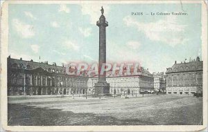 Old Postcard The Paris Vendome Column