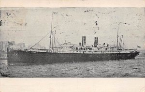 SS Morro Castle Ward Line Writing on back 