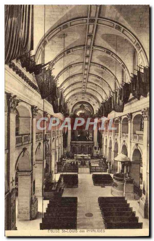Old Postcard Paris Hotel des Invalides Museum of Church & # 39Armee St. Louis