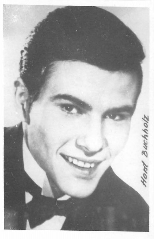 Mic90 horst buchholz  actor real photo 7x9cm movie art cinema