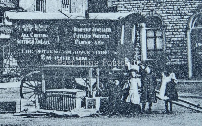 Lincolnshire KIRTON IN LINDSEY showing VISITING TRADE EMPORIUM c1914 Postcard