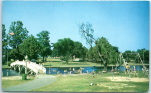 Postcard - Children's Playground, Municipal Park - Salisbury, Maryland