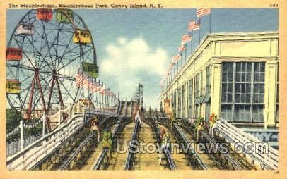 Steeplechase Park Coney Island NY 1957