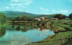 Vintage Postcard Typical Of Countless Picturesque Settings Near Wells River VT