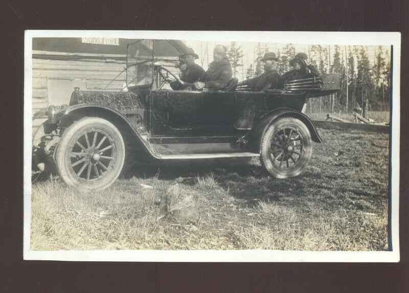 RPPC REELFOOT LAKE TENNESSEE OTTER LODGE ANTIQUE AUTO CAR REAL PHOTO POSTCARD