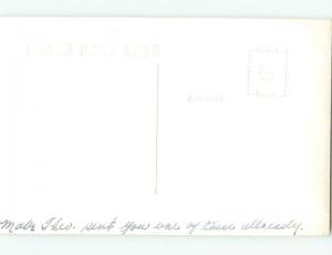 1950's rppc OLD CARS & SHOPS ALONG THE STREET Snohomish Washington WA HM4027