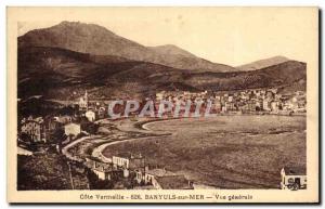 Old Postcard Banyuls Sur Mer Vue Generale