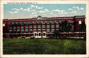 Technical High School Buffalo NY Postcard PC188