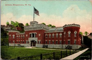 Postcard Armory in Morgantown, West Virginia