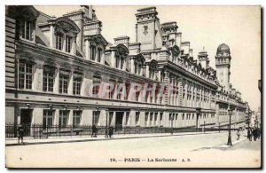 Old Postcard Paris Sorbonne