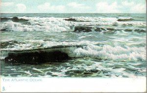 Tucks 1089, Atlantic Ocean at Atlantic City NJ Undivided Back Vtg Postcard N80