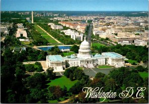 Washington D C Aerial View Of The Mall