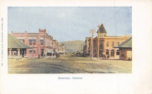Street Scene Medford Oregon 1910c postcard