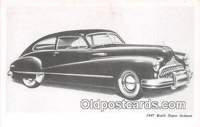 1947 Buick Super Sedanet Auto, Car Unused 