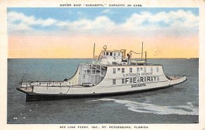 Sarasota St Petersburg, Florida Bee Line Ferry Inc. Ship 