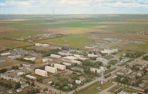 Canada Aerial View Prairie Bible Institute Three Hills Alberta