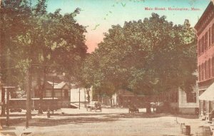 Huntington Massachusetts Main Street Vintage Postcard AA25039