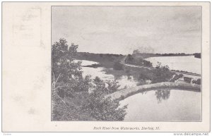 Rock River from Waterworks , STERLING , Illinois , 00-10s