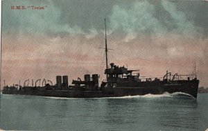 Postcard Ship HMS Teviot