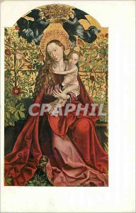 Postcard Old Martin Schogauer Madonna im Rosenhang (Museum zu Kolmar i Els)