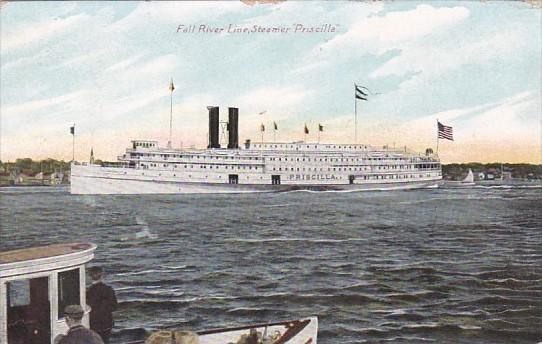 Fall River Line Steamer Priscilla 1909