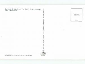 Unused Pre-1980 COVERED BRIDGE Conway New Hampshire NH d3310