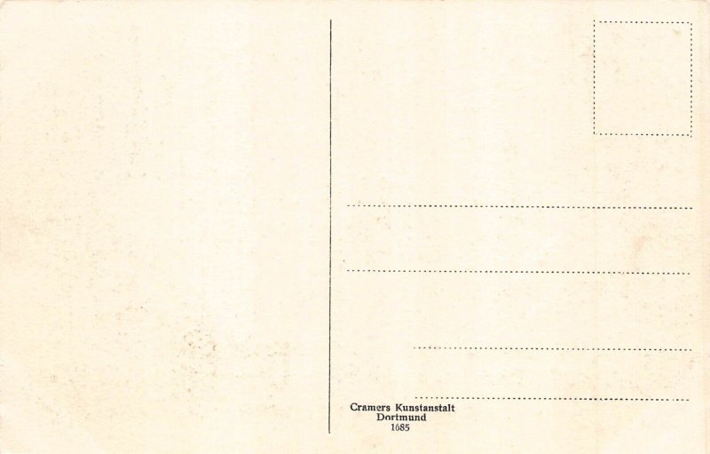 Germany Baden-Baden Total view vintage postcard
