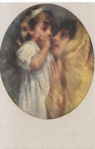 Art Postcard - Maternal Love - Young Lady and Girl - By T Cremona - Ref ZZ5632