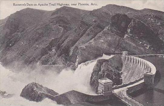 Arizona Roosevelt Dam On Apache Trail Highway Albertype