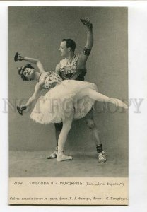 3135753 Anna PAVLOVA & MORDKIN Russian BALLET DANCER old PHOTO