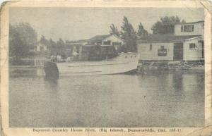 Canada Baycrest Country House Dock ( Big Island ) Demorestville Ontario