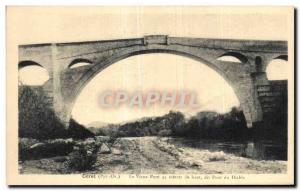 Old Postcard Ceret Old Bridge meters from laiaut said Pont du Diable
