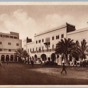 c1930s Benghazi, Libya Town Square PC Piazza Municipio REICA Milano Bengasi A191