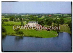 Postcard Modern Dam Rochereau Sigournais Jardronniere The Vendee