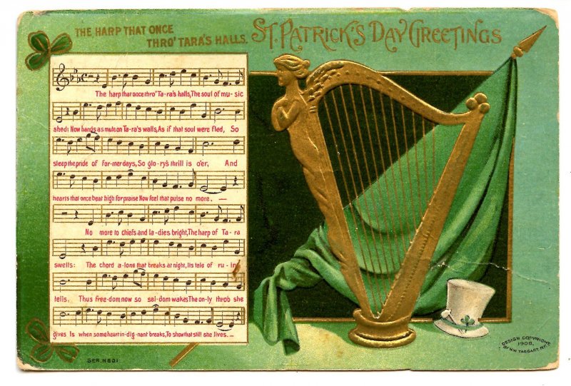 Greeting - St. Patrick's Day      (crease)