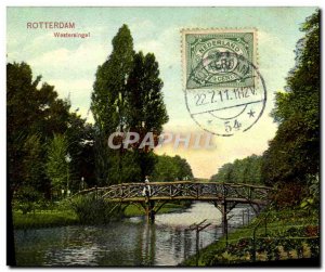 Old Postcard Rotterdam Westersingel