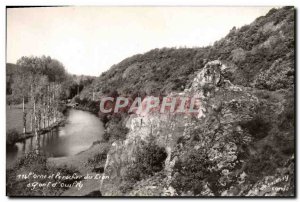 Old Postcard L & # 39Orne And Rocher Du Lion Bridge d4ouilly