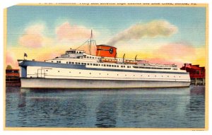 Virginia S.S. Pocahontas between Cape Charles and Norfolk