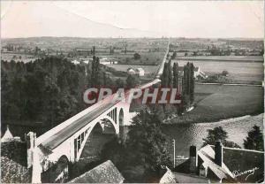 Old Postcard La Roche Posay les Bains (Vienna) The new bridge over the Creuse...